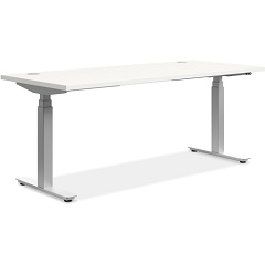 Height Adjustable Base with Rectangle Workstation, 60" x 24"