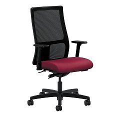 Ignition Mid Back Chair, With Arms, Grade 1 Fabric